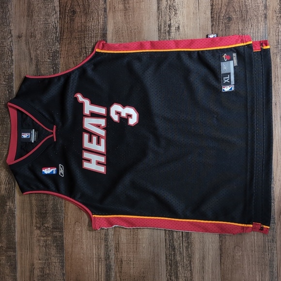 Vintage Reebok Dwayne Wade #3 Miami Heat Jersey Size XL Stitched - Picture 1 of 10